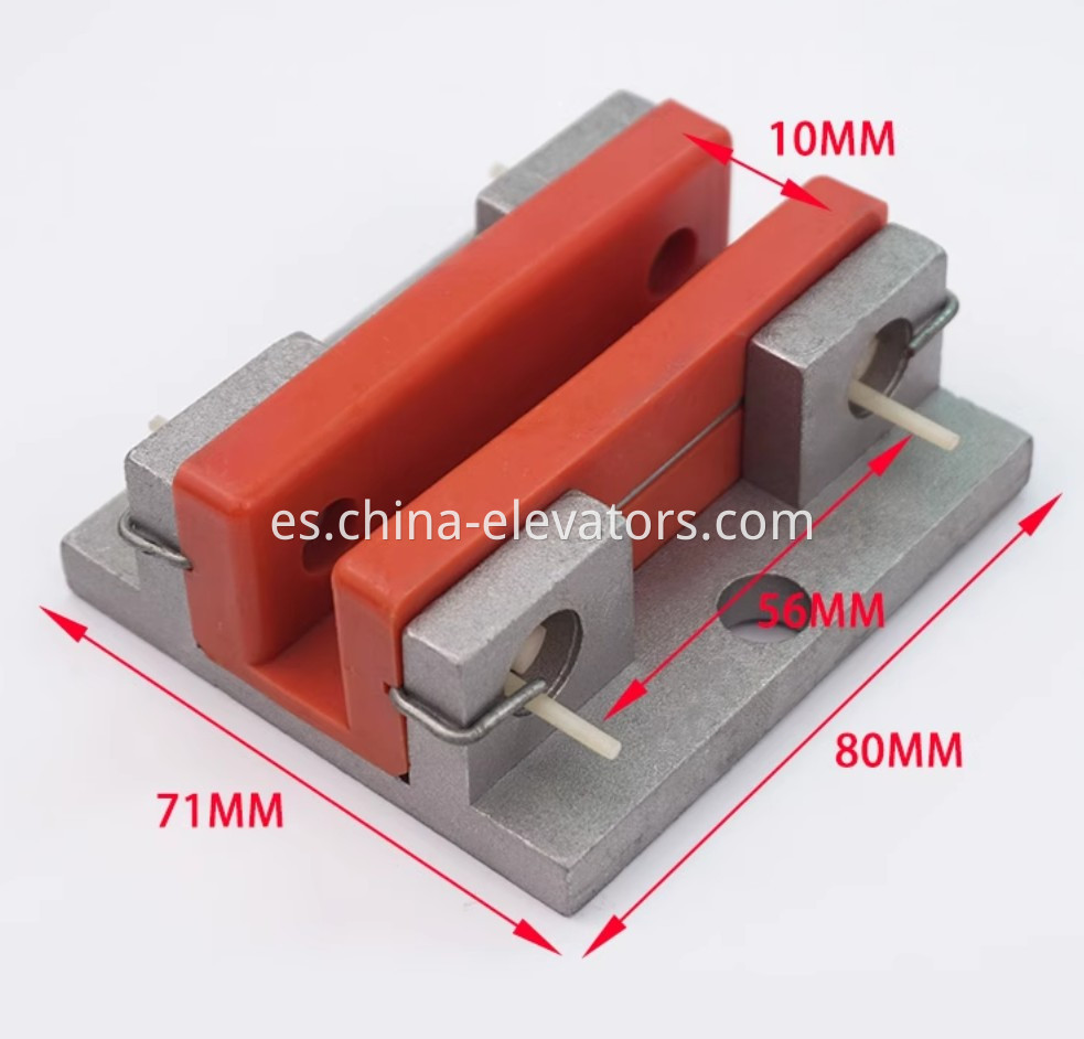 KM51034810V002 SLG8 CWT Guide Shoe 10mm for KONE Elevators